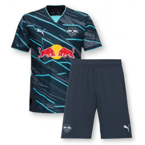 Dětský fotbalový dres RB Leipzig 2024-25 Třetí Krátký Rukáv (+ trenýrky)